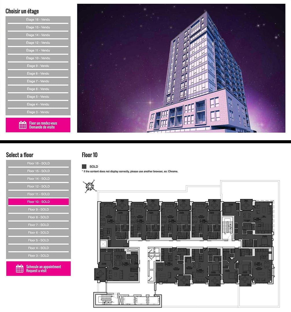 La Catherine Condo - floor plan