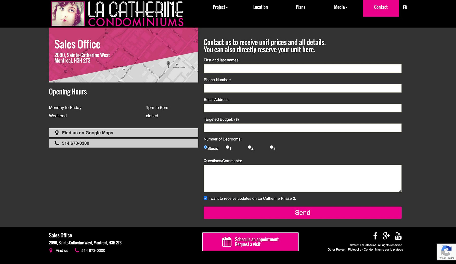 La Catherine Condo - contact