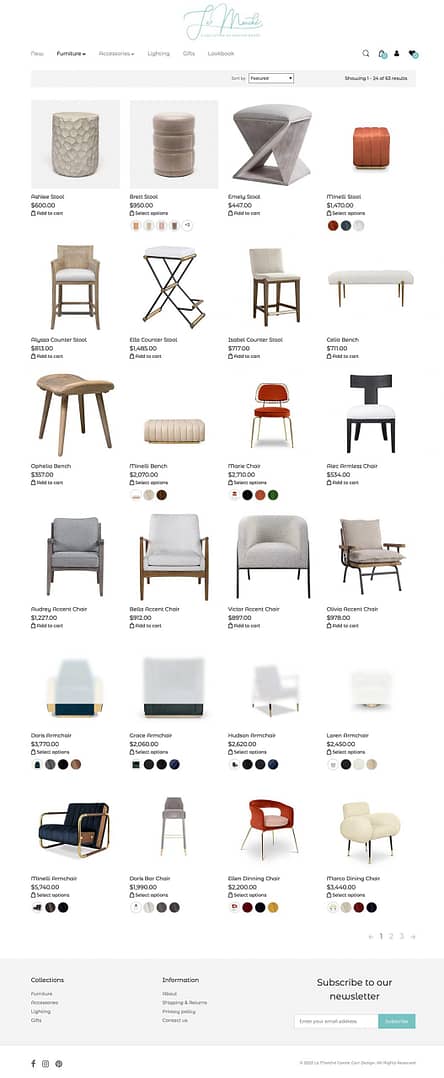 Le Marché - furnitures