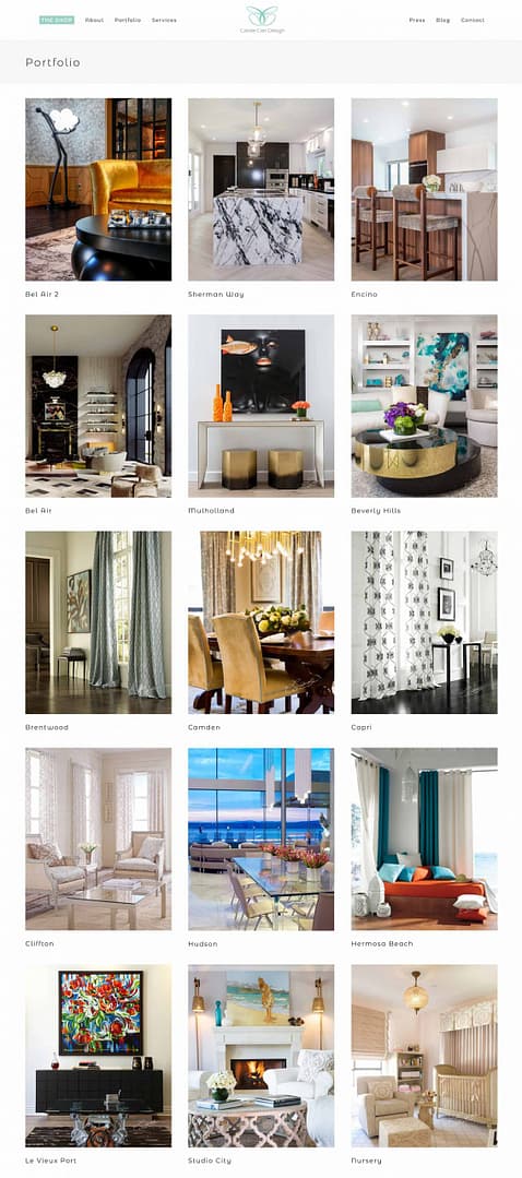 Carole Carr Design - Portfolio